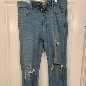 Agolde relaxed fit destructed Jeans